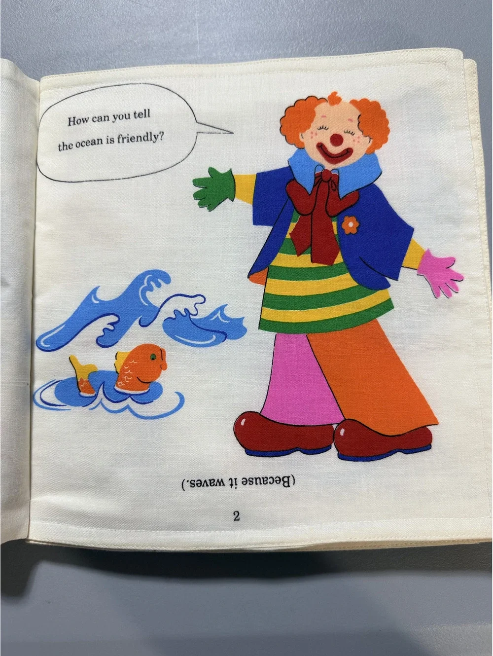 Here Come the Clowns - Soft Cloth Children's Book
